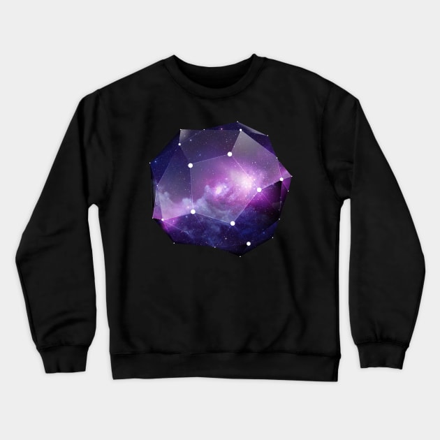 Galaxy prisma Crewneck Sweatshirt by Red